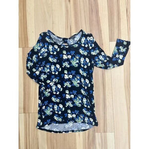 Stitch Fix Papermoon Floral Jersey Top S